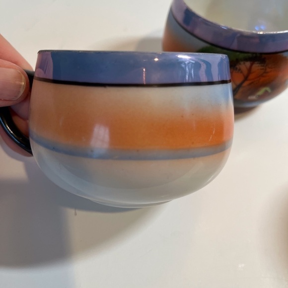 Japan Lusterware Vintage Cups. Set of 5 - Picture 4 of 12